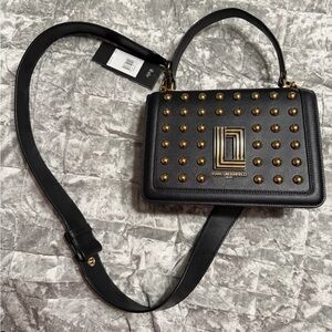 Karl Lagerfeld Paris Studded Crossbody / Top-Handle Bag